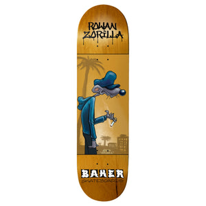 Baker Rowan Zorilla Katch1 8.25 inch skateboard deck bottom graphic 