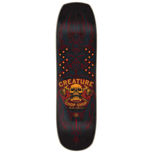 CREATURE SKATEBOARDS CHOP SHOP PINSTRIPE 8.75 DECK