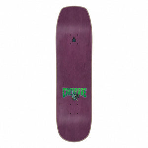 Creature Cosmo Rider SM 8.5 skateboard deck purple top graphic