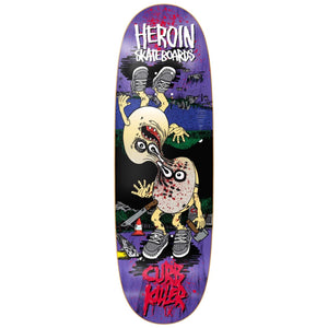 Heroin skateboards model curb killer 9 merged deck 10.0