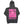 black premium amateur athlete egg tender hoodie with pink ink 