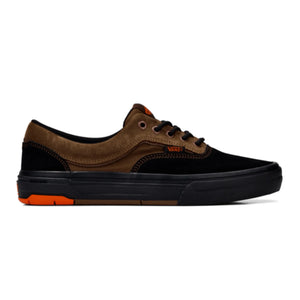 black and brown Vans era skate waffle cup side image 