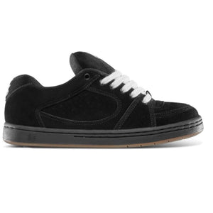 S Accel Access 30th Anniversary skate shoe in black featuring original shape, padding, and classic éS design. side image