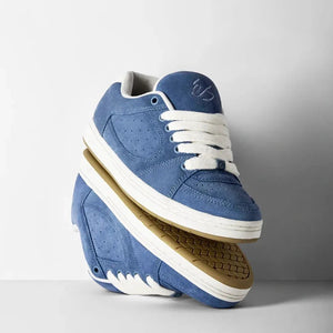 Blue White side image of Es Accel shoes 