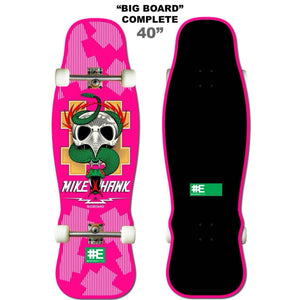 top and bottom image of a pink #everybodykates 40" big boards complete set up