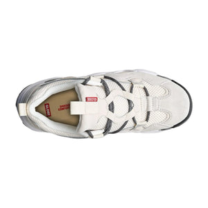 Globe Option Evo skate shoe top view with elastic bungee lace system