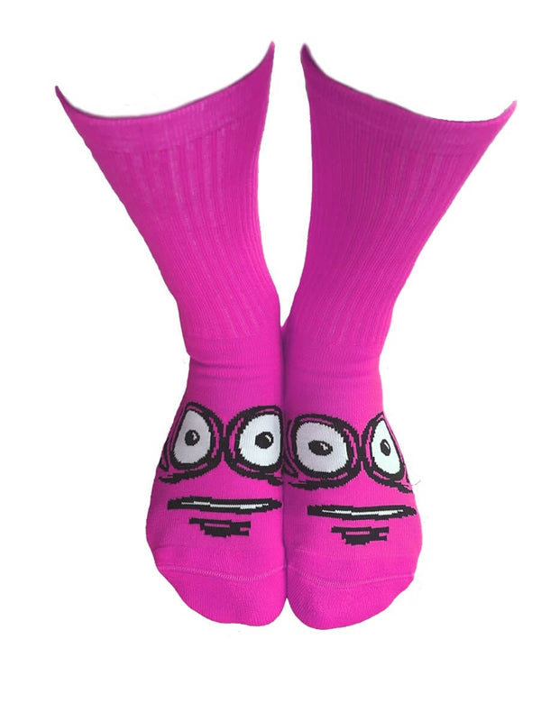 pink heroin big egg socks