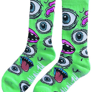 GREEN MUTANT HEROIN SOCKS