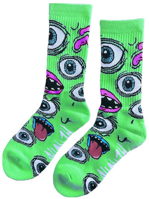 GREEN MUTANT HEROIN SOCKS