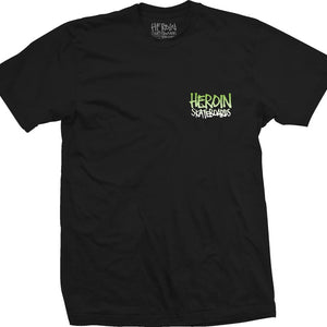 black heroin pickled egg front image tee