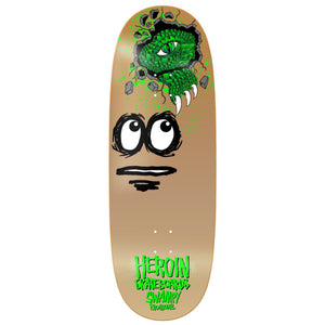 heroin skateboard 11 inch swampy deck graphic 