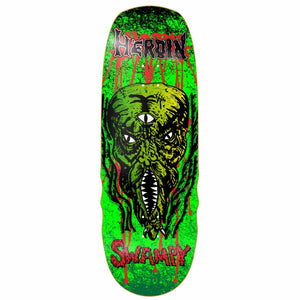 swampy k02 slime face skateboard deck n graphic 