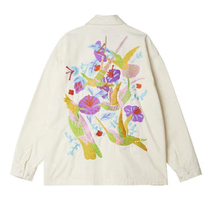 Obey Contrast Jacket with Embroidered Back