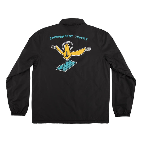 INDEPENDENT GONZ HANGER WINDBREAKER BLACK BACK IMAGE