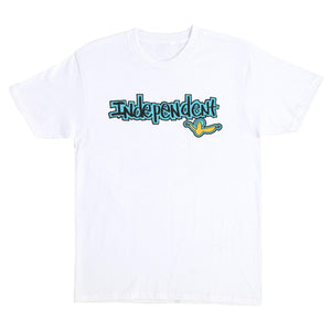 INDEPENDENT GONZ BAR S/S TEE WHITE