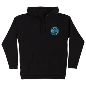 front image of black independent legacy hoodie 