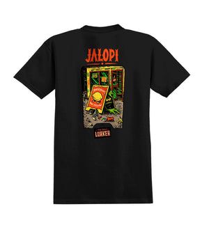 Anti-Hero Jalopi Limited Shop Lurker Skate Shop Day exclusive black t-shirt back graphic