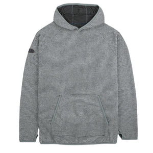 jetty Manteo Tech Hoodie front view in grey color