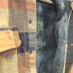 lined flannel jacket from Jetty. Ready Bear sherpa lining