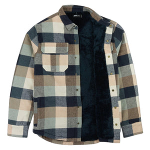 Jetty Plush Sherpa jacket interior lining fleece detail