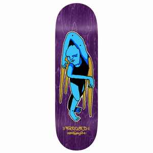 Krooked Gonz Lay Lying 9.0 inch skateboard deck on white background