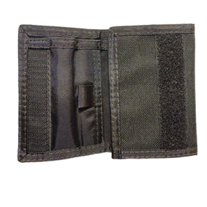 inside image of a trip-fold-no-fear-vintage wallet