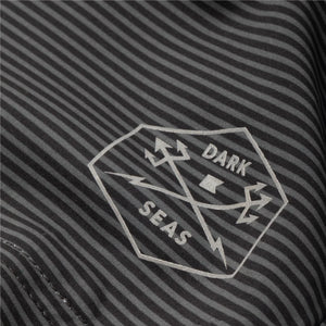 close up on black stripe no sweat shorts