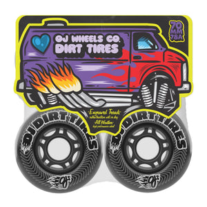Packaging image Oj Vandals engraved 70mm 778a all terrain wheels 