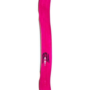 Pink mask opera  scar logo on a white background. 12" deck