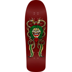 Powell Peralta Steve Caballero Mask 02 burgundy and gold foil skateboard deck