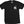 black punk skull tee from heroin skateboards front graphic 