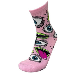 purple heroin skateboards mutant socks 