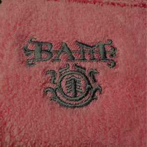 rare pink element new old stock Bam sweat bands embroidered goth logo
