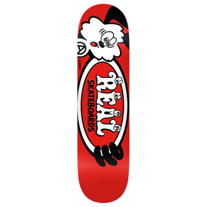 real oval logo skateboard deck art by Verdy 
