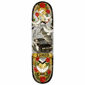 real skateboard deck Ishod pro model cathedral twin tail 