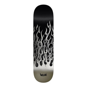Real Nicole Hause Flames Redux Twin Nose 8.25 gold foil skateboard deck
