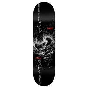 Real Toby Ryan Dog Bite 8.25 Full SE silver foil skateboard deck