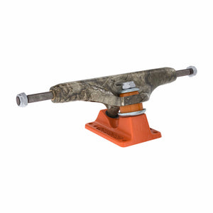 single real tree ape camo truck independent stage 11 orange base plate