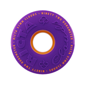 Single side image of Ricta cloud 57mm 92a skateboard wheel