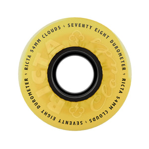 side image of Ricta clouds skateboard wheels 54mm and hardness of 78a