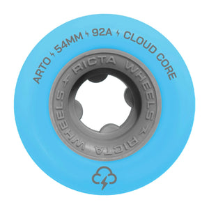 asphalt blue ricta cloud core skateboard wheels guest pro Arto saari