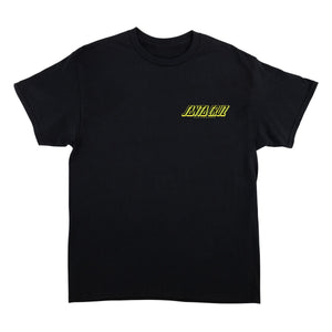 black Santa Cruz roskopp cruz control tshirt front image 