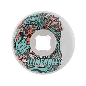 side image of roskopp face 5 reissue image on slime balls 56mm 97a wheels