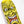 Roskoppp fave reissue skateboard deck yellow up close image 