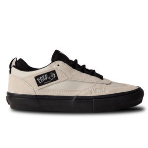 Vans Skate Safe Low x Atiba side view black and white colorway