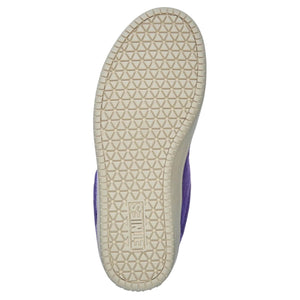 Etnies Sal 23 skate shoe in purple with hairy suede upper bottom sole image