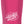 Top view of Santa Cruz Grabke Exploding Clock Reissue 10-inch skateboard deck in neon pink