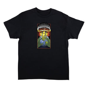 black Santa Cruz Kendall end of world tee front image 