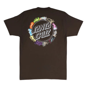 Santa Cruz Pokémon Power Dot heavyweight T-shirt in Java back view