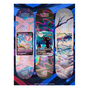 Santa Cruz Pokémon TCG Blind Bag skateboard deck design examples